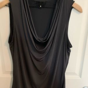 Worthington, sleeveless top in gray, Sz large